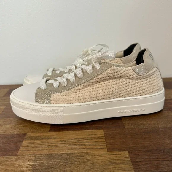 P448 Womens Thea Pachi Platform Sneaker EU 40 NWT $ 298 Lace Up Low Top - Picture 2 of 11